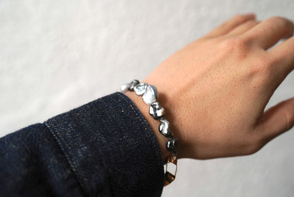 22AW Large Tahitian Keshi Pearl Bracelet タヒチケシパールブレスレット / mariko tsuchiyama(マリコツチヤマ)