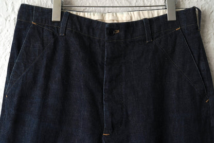 22AW 1021 British Work Trousers 1950s デニムトラウザーズパンツ / the Crooked Tailor(ザ クルーキッドテーラー)