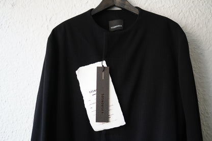 19AW LINE WOOLEN COAT ノーカラーコート / SOSNOVSKA(ソスノブスカ)