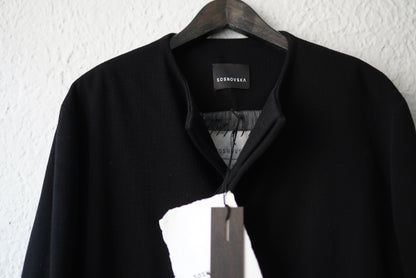 19AW LINE WOOLEN COAT ノーカラーコート / SOSNOVSKA(ソスノブスカ)