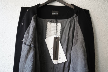 19AW LINE WOOLEN COAT ノーカラーコート / SOSNOVSKA(ソスノブスカ)