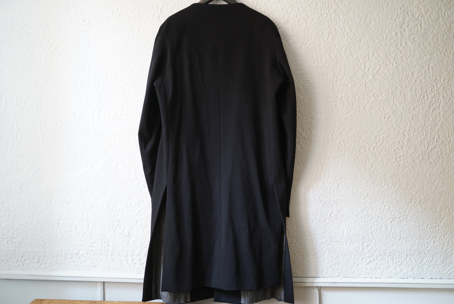 19AW LINE WOOLEN COAT ノーカラーコート / SOSNOVSKA(ソスノブスカ)