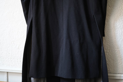 19AW LINE WOOLEN COAT ノーカラーコート / SOSNOVSKA(ソスノブスカ)