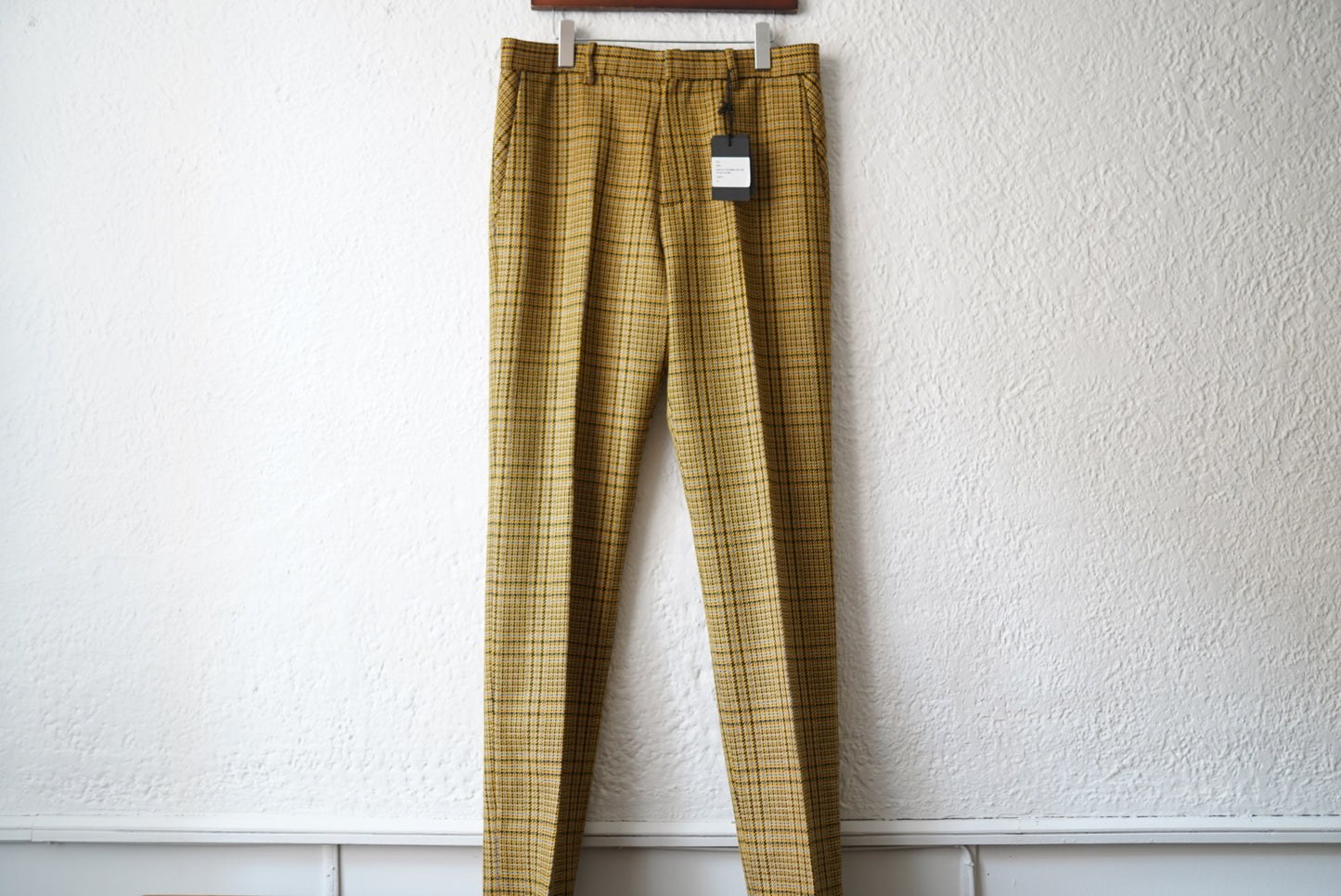 21AW SLIM FIT TROUSERS 千鳥格子スラックスパンツ / BOTTER(ボッター)