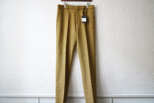 21AW SLIM FIT TROUSERS 千鳥格子スラックスパンツ / BOTTER(ボッター)