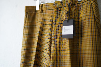 21AW SLIM FIT TROUSERS 千鳥格子スラックスパンツ / BOTTER(ボッター)