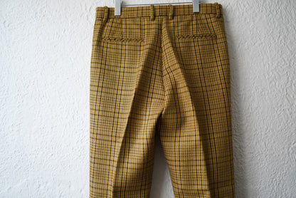 21AW SLIM FIT TROUSERS 千鳥格子スラックスパンツ / BOTTER(ボッター)