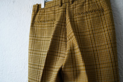 21AW SLIM FIT TROUSERS 千鳥格子スラックスパンツ / BOTTER(ボッター)
