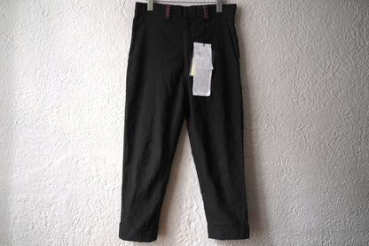 18SS HUWP02 コットンシルクストライプトラウザーズパンツ / Geoffrey.B.Small(ジェフリービースモール)