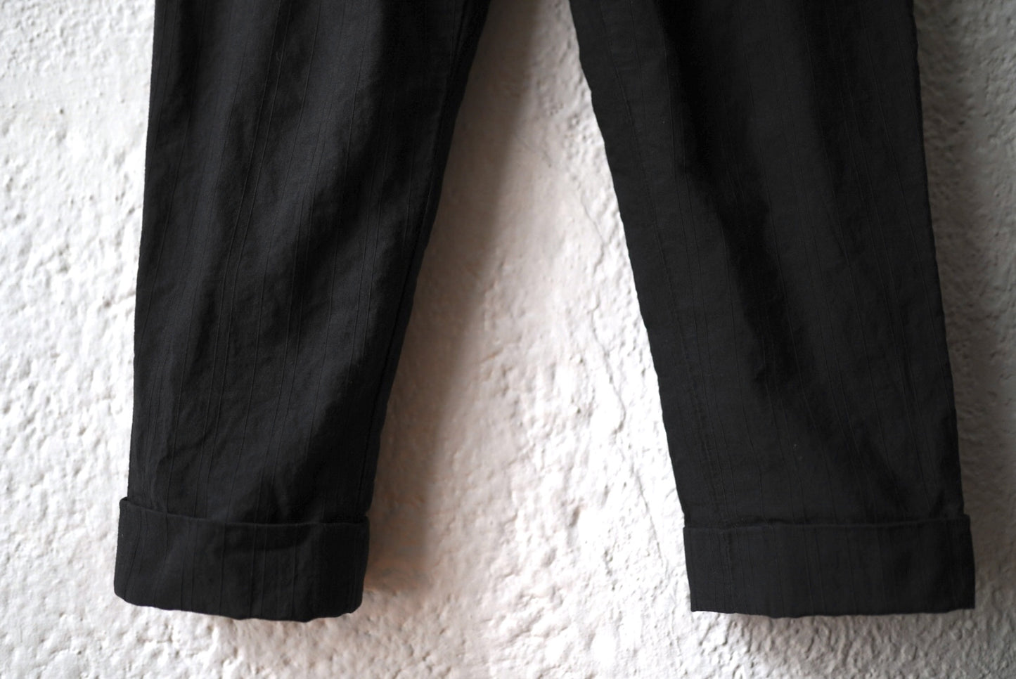 18SS HUWP02 コットンシルクストライプトラウザーズパンツ / Geoffrey.B.Small(ジェフリービースモール)