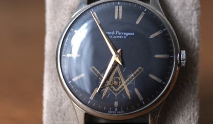 1940's Freemasonry フリーメイソン 17石 手巻き腕時計 / Girard-Perregaux(ジラールペルゴ)