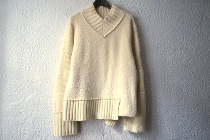 20AW Wool Knit Pullover Vネックウールニットセーター / sacai(サカイ)
