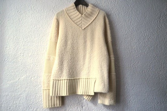 20AW Wool Knit Pullover Vネックウールニットセーター / sacai(サカイ)