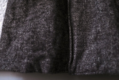 18AW Long Pilgrim Coat ウールヘリンボーンオーバーコート / the Crooked Tailor(ザ クルーキッドテーラー)