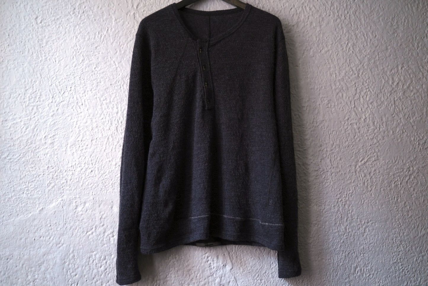 25AW T-SHIRT HENLYNECK L/S アルパカウールヘンリーネックセーター トップス / taichi murakami(タイチムラカミ)