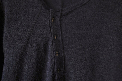25AW T-SHIRT HENLYNECK L/S アルパカウールヘンリーネックセーター トップス / taichi murakami(タイチムラカミ)