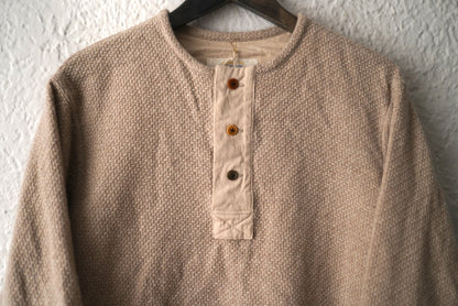 25AW Sweater Shirts ヘンリーネックウールカシミヤトップス / the Crooked Tailor(ザ クルーキッドテーラー)