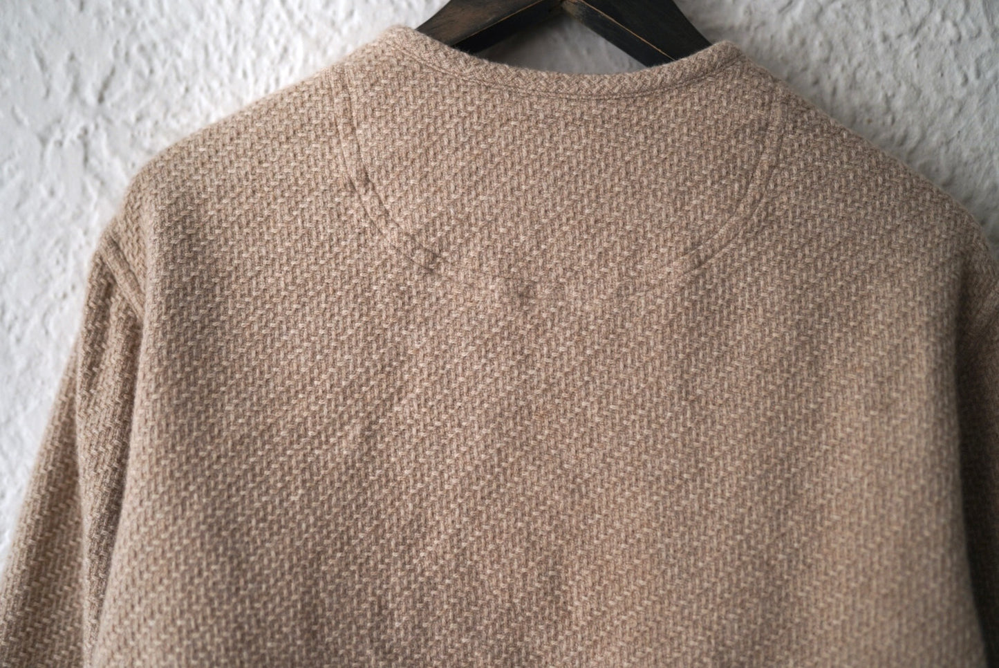 25AW Sweater Shirts ヘンリーネックウールカシミヤトップス / the Crooked Tailor(ザ クルーキッドテーラー)
