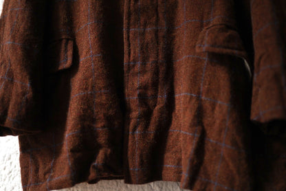17AW Soutien Collar Tent Line Mac Coat ステンカラーウールチェックマックコート / the Crooked Tailor ザ クルーキッドテーラー