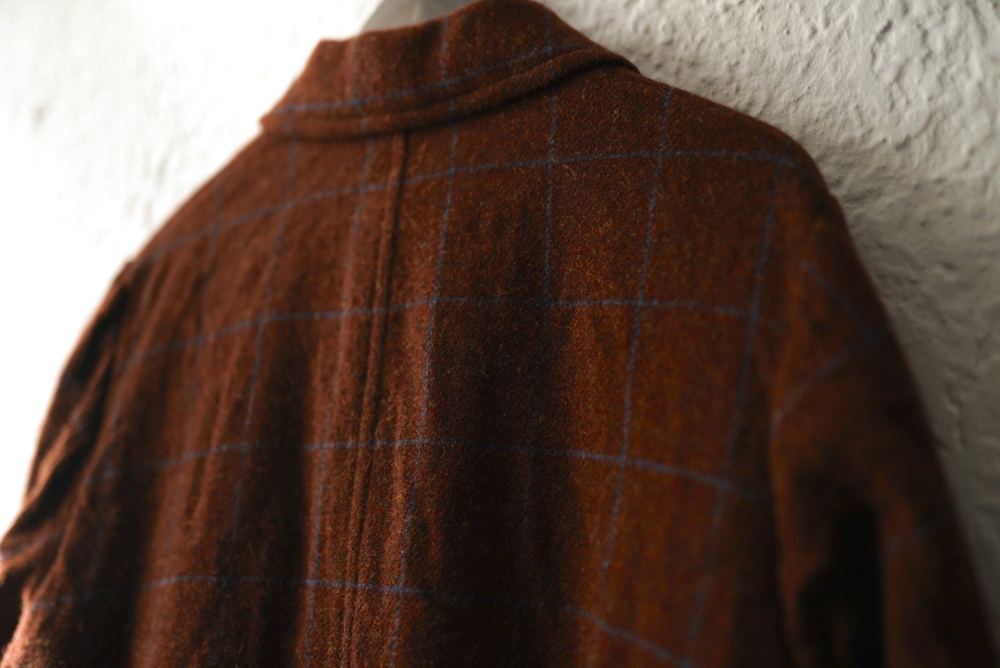 17AW Soutien Collar Tent Line Mac Coat ステンカラーウールチェックマックコート / the Crooked Tailor ザ クルーキッドテーラー