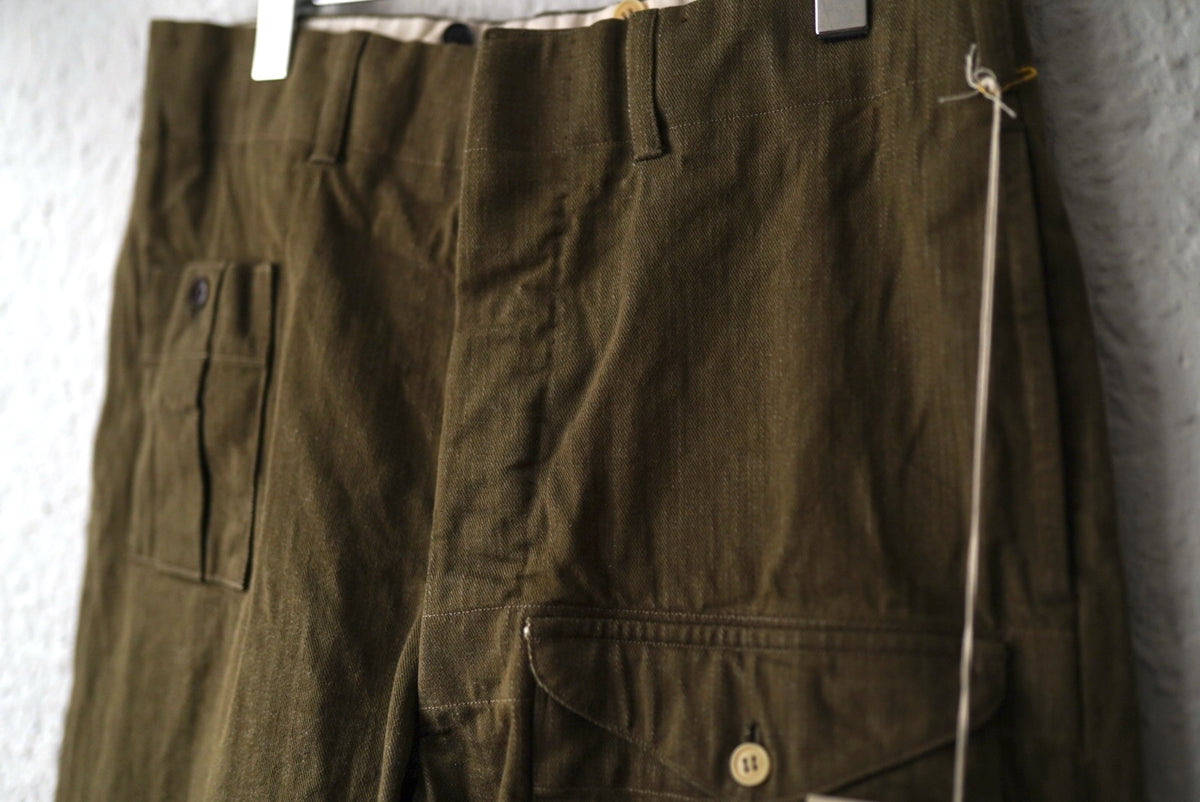 25SS British army trousers 50's ミリタリートラウザーズパンツ 46 / the Crooked Tailor(ザ クルーキッドテーラー)