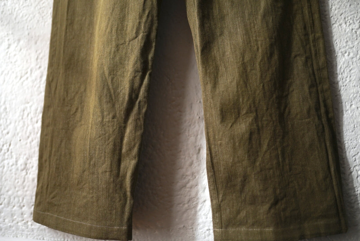 25SS British army trousers 50's ミリタリートラウザーズパンツ 46 / the Crooked Tailor(ザ クルーキッドテーラー)