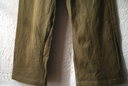 25SS British army trousers 50's ミリタリートラウザーズパンツ 46 / the Crooked Tailor(ザ クルーキッドテーラー)