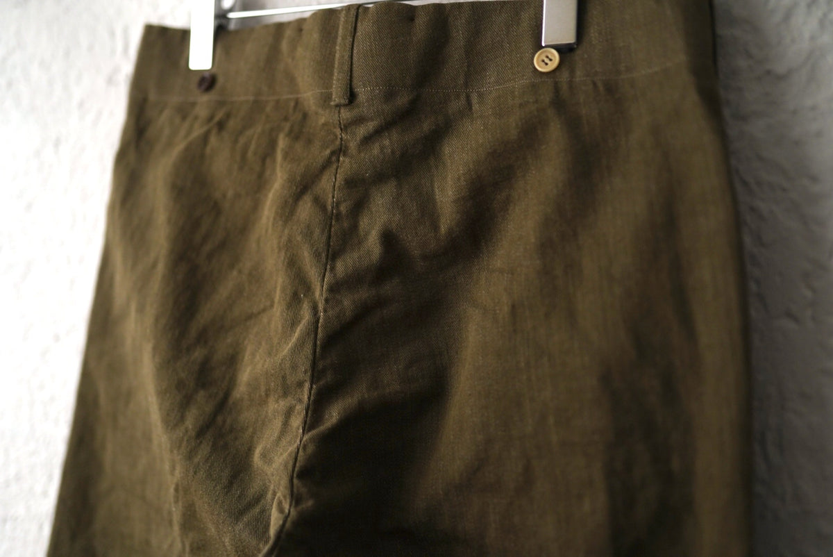 25SS British army trousers 50's ミリタリートラウザーズパンツ 46 / the Crooked Tailor(ザ クルーキッドテーラー)