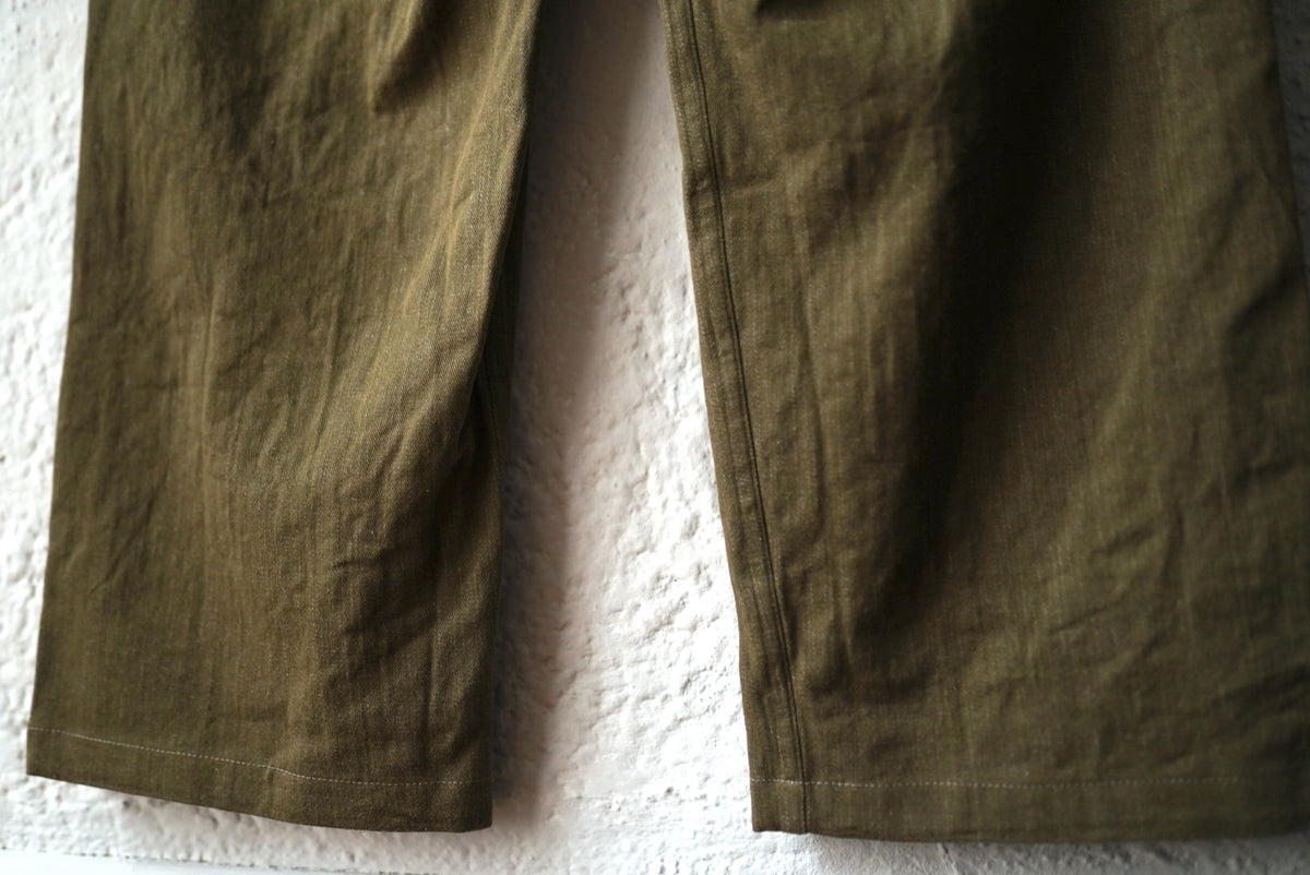 25SS British army trousers 50's ミリタリートラウザーズパンツ 46 / the Crooked Tailor(ザ クルーキッドテーラー)
