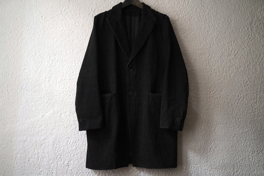 24AW BIG JACKET インディゴ染コットンヘリンボーンジャケット / OlLIVER CHURCH(オリバーチャーチ)