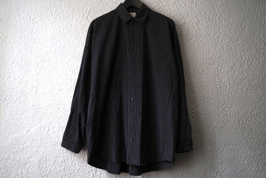 24SS SHIRT#100 Cotton Shirting コットンストライプシャツ / JAN-JAN VAN ESSCHE(ヤンヤンヴァンエシュ)