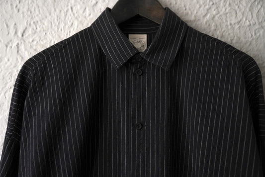 24SS SHIRT#100 Cotton Shirting コットンストライプシャツ / JAN-JAN VAN ESSCHE(ヤンヤンヴァンエシュ)