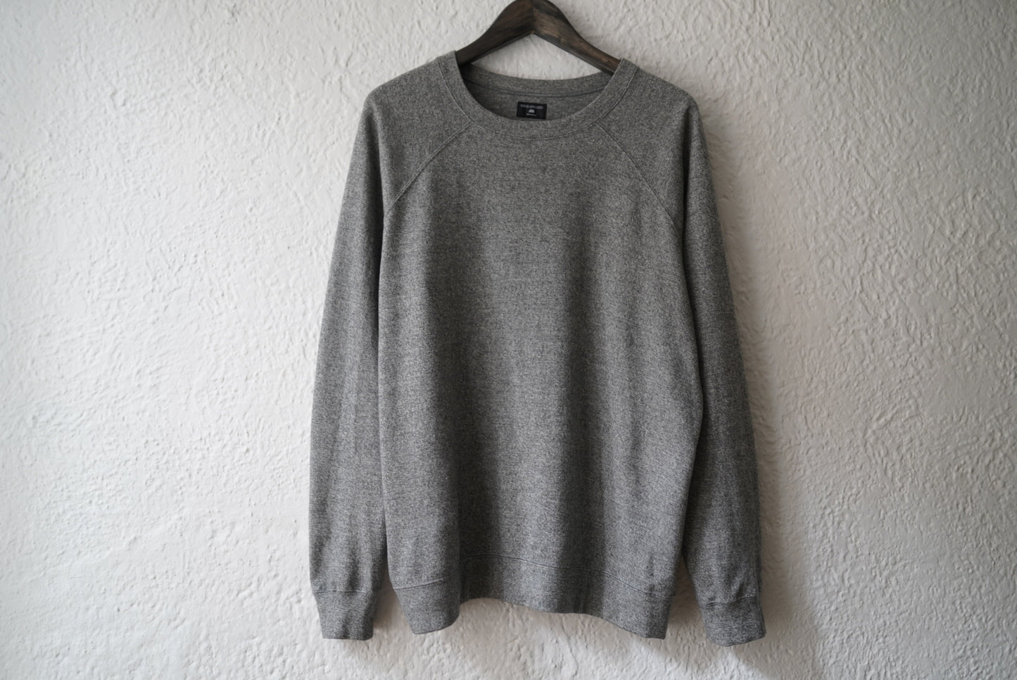 16AW ウォッシャブルウールスウェットトップス グレー / OPUS JAPAN(オーパスジャパン)