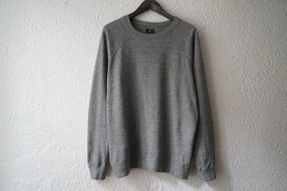 16AW ウォッシャブルウールスウェットトップス グレー / OPUS JAPAN(オーパスジャパン)