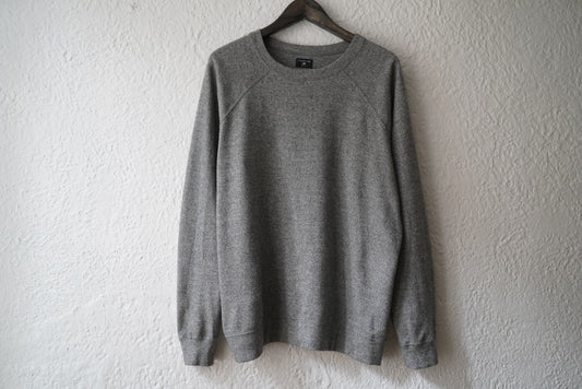 16AW ウォッシャブルウールスウェットトップス グレー / OPUS JAPAN(オーパスジャパン)