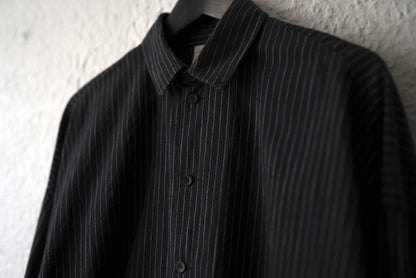 24SS SHIRT#100 Cotton Shirting コットンストライプシャツ / JAN-JAN VAN ESSCHE(ヤンヤンヴァンエシュ)