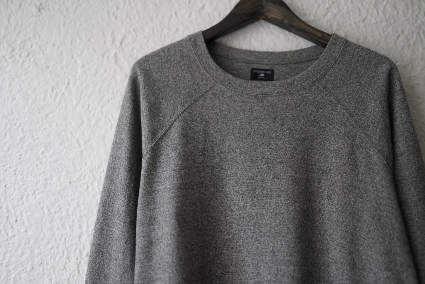 16AW ウォッシャブルウールスウェットトップス グレー / OPUS JAPAN(オーパスジャパン)