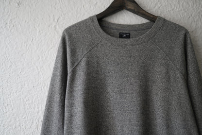 16AW ウォッシャブルウールスウェットトップス グレー / OPUS JAPAN(オーパスジャパン)