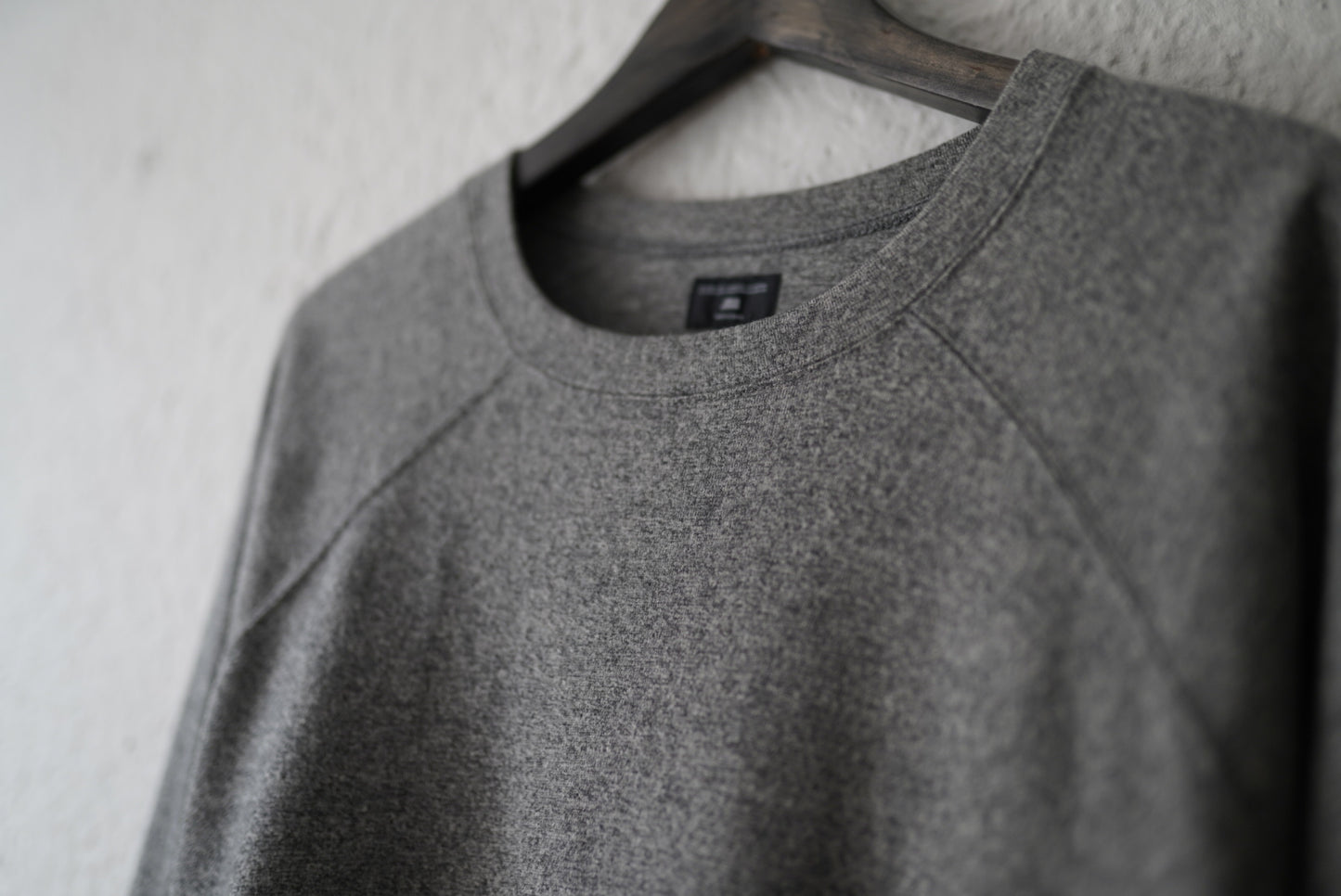16AW ウォッシャブルウールスウェットトップス グレー / OPUS JAPAN(オーパスジャパン)