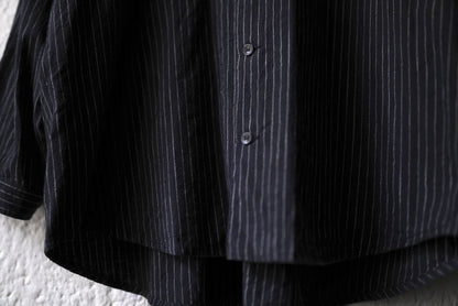 24SS SHIRT#100 Cotton Shirting コットンストライプシャツ / JAN-JAN VAN ESSCHE(ヤンヤンヴァンエシュ)