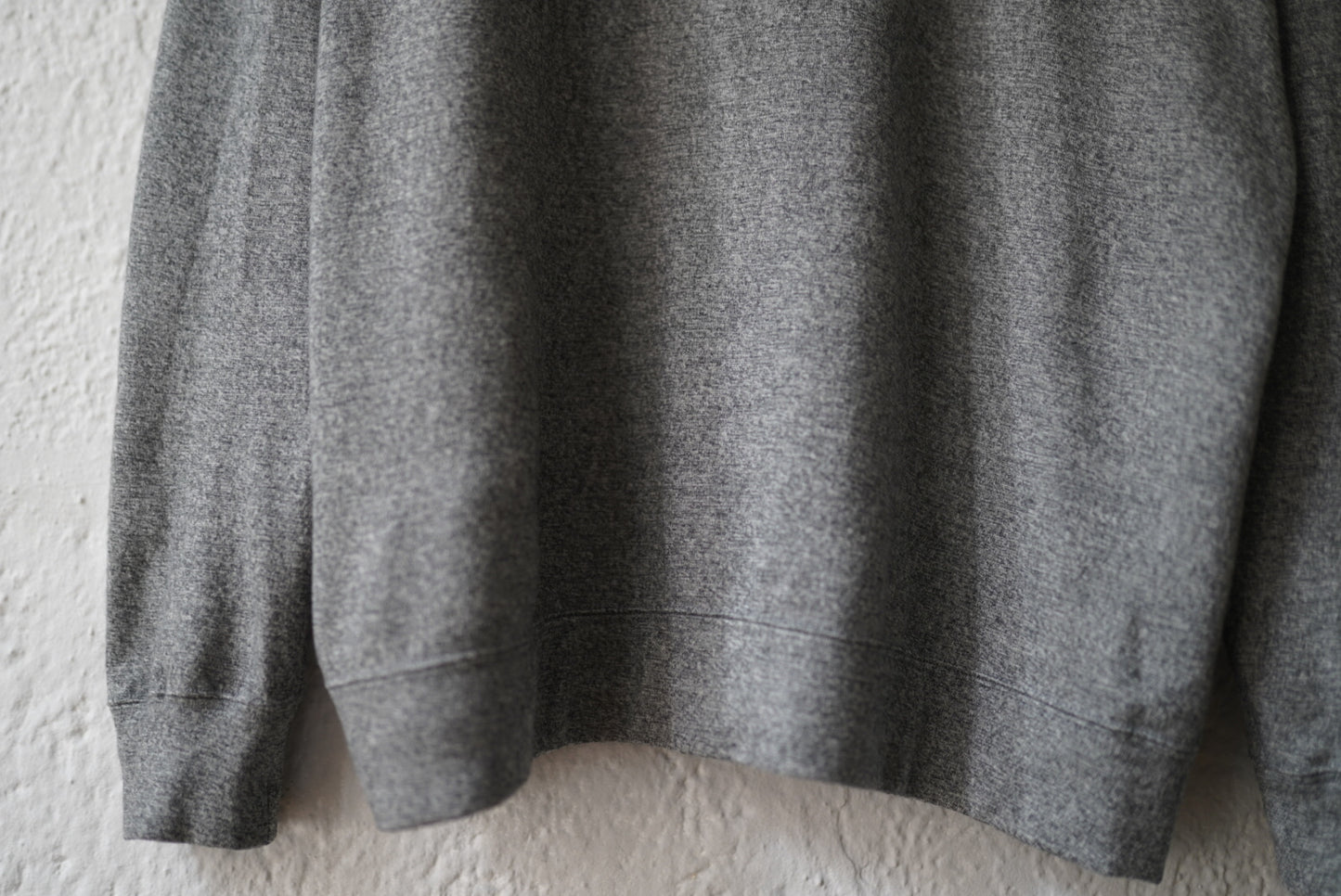 16AW ウォッシャブルウールスウェットトップス グレー / OPUS JAPAN(オーパスジャパン)