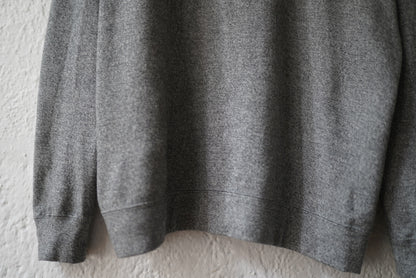 16AW ウォッシャブルウールスウェットトップス グレー / OPUS JAPAN(オーパスジャパン)