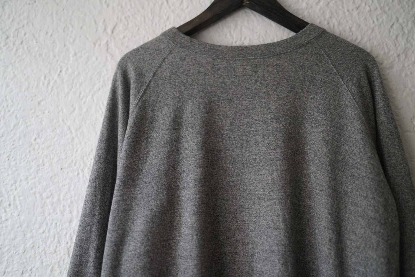 16AW ウォッシャブルウールスウェットトップス グレー / OPUS JAPAN(オーパスジャパン)