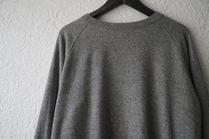 16AW ウォッシャブルウールスウェットトップス グレー / OPUS JAPAN(オーパスジャパン)