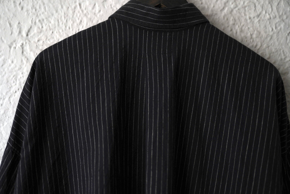 24SS SHIRT#100 Cotton Shirting コットンストライプシャツ / JAN-JAN VAN ESSCHE(ヤンヤンヴァンエシュ)