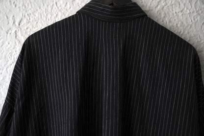 24SS SHIRT#100 Cotton Shirting コットンストライプシャツ / JAN-JAN VAN ESSCHE(ヤンヤンヴァンエシュ)