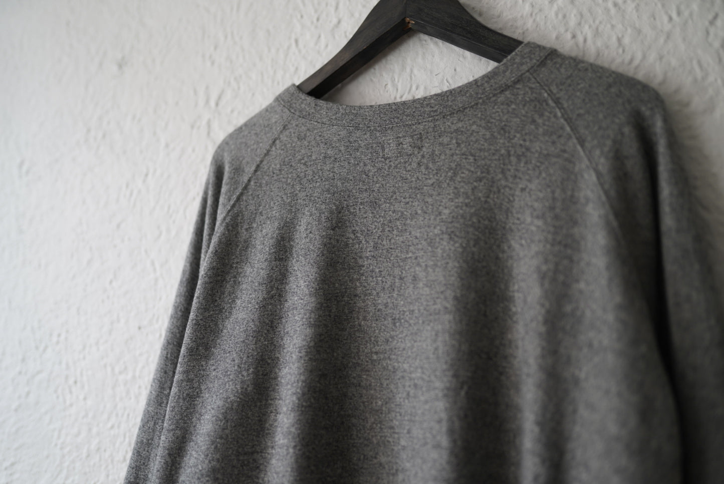 16AW ウォッシャブルウールスウェットトップス グレー / OPUS JAPAN(オーパスジャパン)