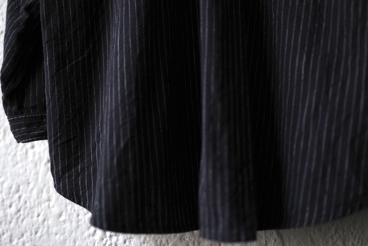 24SS SHIRT#100 Cotton Shirting コットンストライプシャツ / JAN-JAN VAN ESSCHE(ヤンヤンヴァンエシュ)