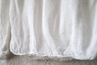 2重クルーネックニットセーター 長袖Tシャツ / Kenland Linen(ケンランドリネン)