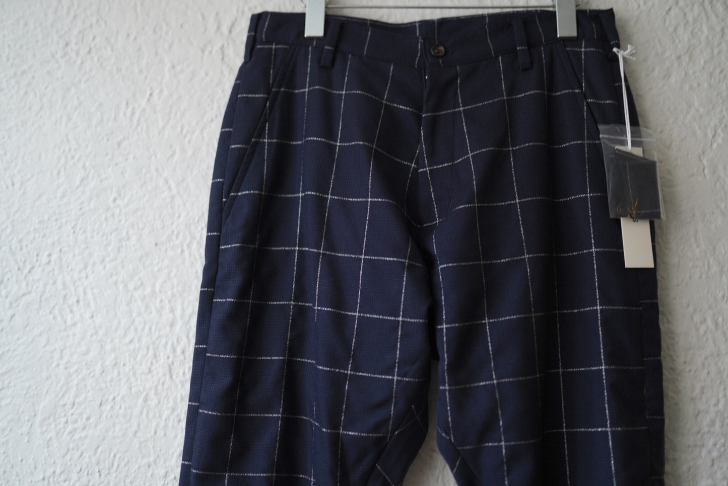 20AW ウィンドウペンチェックサルエルパンツ / sulvam(サルバム)